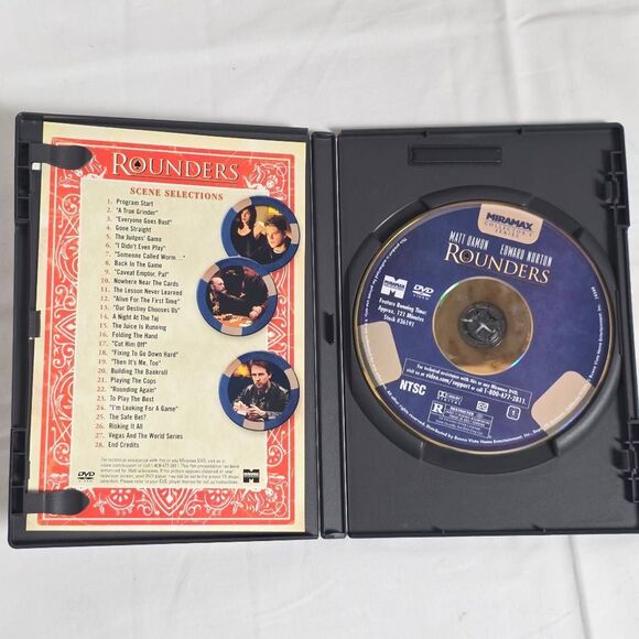 Rounders (1998, Miramax Collector’s Series DVD) - Picture 2 of 3